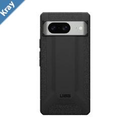UAG Scout Google Pixel 8 6.2 Case  Black 614318114040 DROP Military Standard Raised Screen Surround Armored Shell Tactical Grip