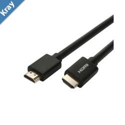 Pisen Braided HDMI to HDMI Male to Male Cable 3M Black  Durable Ultimate 4K Experience Gold Plated Terminals Perfect For Working From Home