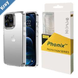 Phonix Apple iPhone 15 6.1 Clear Rock Shockproof Case  Ultrathin lightweight Nonslip Shockproof strong and durable materials