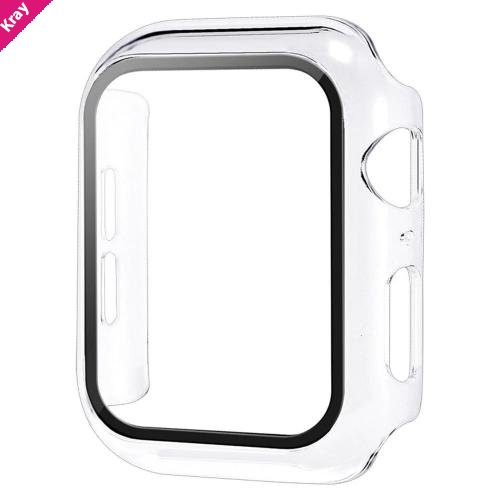USP Apple Watch Ultra 49MM Case + Screen Protector Clear - 360° Protection, Scratch Resistant, Precious Cutout, Sensitive Touch, 5 Years Warranty