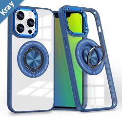 USP Apple iPhone Air 6.5 MagSafe Case with Ring Holder Dark Blue  Silicone Bumper Drop Resistance Scratch ProtectionDurablePerfectFit