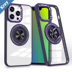 USP Apple iPhone Air 6.5 MagSafe Case with Ring Holder Purple  Silicone Bumper Drop Resistance Scratch Protection Durable PerfectFit