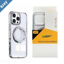 USP Apple iPhone 17 Pro 6.3 Clear Case with MagSafe  Crystal Clear 360 Rotatable RingStand Scratch Resistant Lightweight  ShockProof USP Apple iPhone 17 Pro 6.3 Clear Case with MagSafe  Crystal Clear 360 Rotatable RingStand Scratch Resistant Lightweight  ShockProof