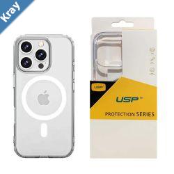 USP Apple iPhone Air 6.5 Clear Rock Shockproof Case with MagSafe  UltraThin Lightweight NonSlip Strong And Durable Materials