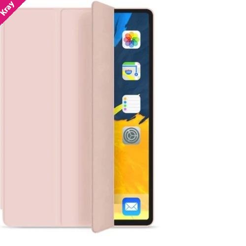 USP  Apple iPad Pro (12.9') (5th/4th Gen) Folio Case Pink- Light & Thin, Auto Sleep/Wake Function, Integrated Foldable Stand ,5 Years Warranty