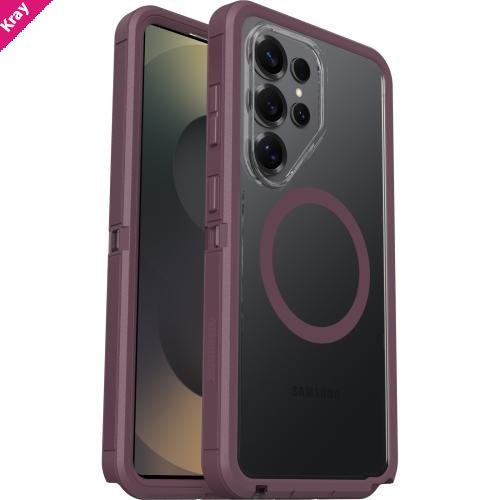 OtterBox Defender Pro XT Clear Samsung Galaxy S26 Ultra 5G (6.9') Case Dye Hard (Clear/Purple)-(77-000094),DROP+ 7X Military Standard,7 Years Warranty