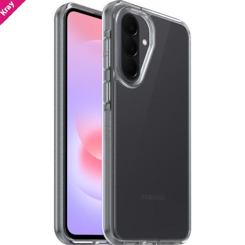 OtterBox React Samsung Galaxy A37 5G (6.7') Case Clear - (77-000436),Antimicrobial,DROP+ Military Standard,Raised Edges,7 Years Warranty
