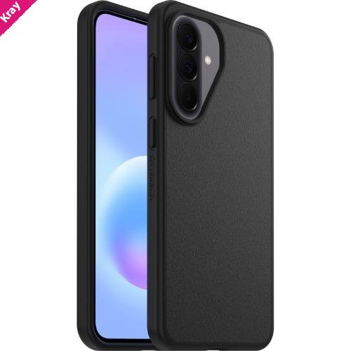 OtterBox React Samsung Galaxy A57 5G (6.7') Case Black- (77-000446),Antimicrobial,DROP+ Military Standard,Raised Edges, 7 Years Warranty