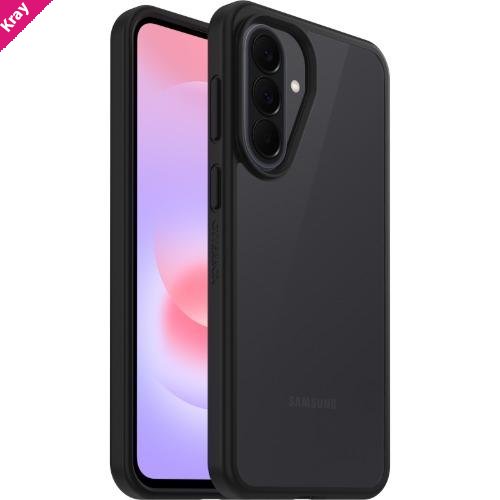 OtterBox React Samsung Galaxy A37 5G (6.7') Case Clear/Black - No Retail Packaging -(77-000475),Antimicrobial,DROP+ Military Standard,7 Years Warranty