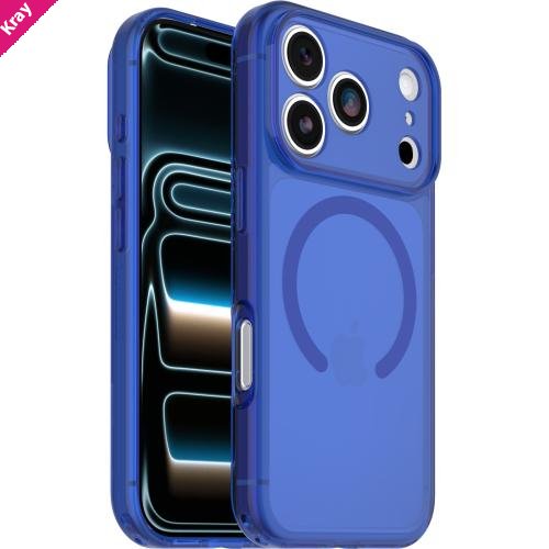 OtterBox Lumen Apple iPhone 18 Pro / iPhone 17 Pro (6.3')  Case Tranlucent Blue - (77-001127), Drop+ 3X Military Standard, 7 Years Warranty