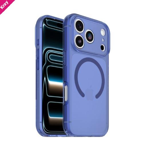 OtterBox Lumen Clear Apple  iPhone 18 Pro Max  / iPhone 17 Pro Max (6.9')  Case Tranlucent Blue- (77-001155), Drop+ 3X Military Standard,7 Years W