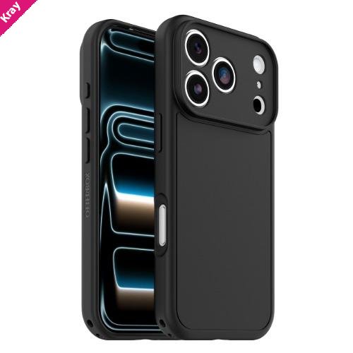 OtterBox Lumen Apple iPhone 18 Pro / iPhone 17 Pro (6.3')  Case Black - (77-001170), Drop+ 3X Military Standard,Camera Control, 7 Years Warranty