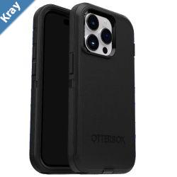 OtterBox Defender Apple iPhone 15 Pro 6.1 Case Black  7792536 DROP 4X Military Standard MultiLayerIncluded HolsterRaised Edges