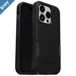 OtterBox Commuter Apple iPhone 15 Pro 6.1 Case Black  7792561 Antimicrobial DROP 3X Military Standard DualLayer Raised Edges Port Covers