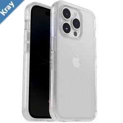 OtterBox Symmetry Clear Apple iPhone 15 Pro Max 6.7 Case Stardust Clear Glitter  7792659 Antimicrobial DROP 3X Military Standard