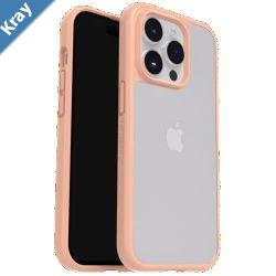 OtterBox React Apple iPhone 15 Pro 6.1 Case Peach Perfect Peach  7792764 Antimicrobial DROP Military Standard Raised Edges Hard Case