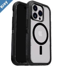 OtterBox Defender XT MagSafe Apple iPhone 15 Pro Max 6.7 Case Dark Side Clear  Black  7793313DROP 5X Military StandardMultiLayerRugged