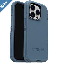 OtterBox Defender Apple iPhone 15 Pro 6.1 Case Baby Blue Jeans Blue  7794043 DROP 4X Military Standard MultiLayer Included Holster