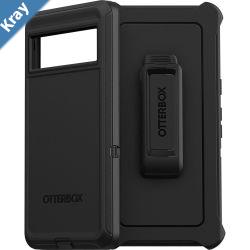 OtterBox Defender Google Pixel 8 Pro Case Black  7794216 DROP 4X Military Standard MultiLayer Included Holster Raised Edges Rugged