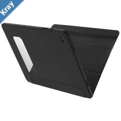 OtterBox React Folio Samsung Galaxy Tab A9 11 Case  Black 7795385 DROP Military Standard MultiPosition Stand Raised Edges