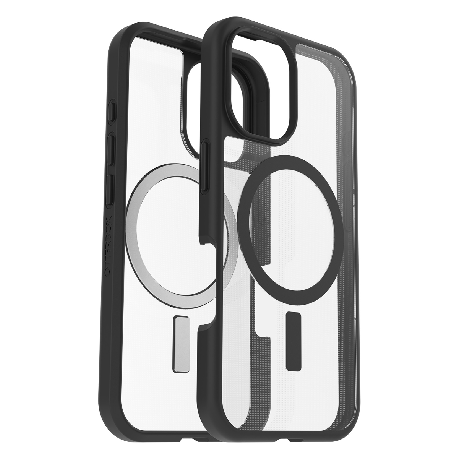 OtterBox React MagSafe Apple iPhone 16 6.1 Case ClearBlack  7796243DROP Military StandardHard Case with Soft Grip Edges 7 Years Warranty