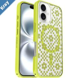 Otterbox Symmetry Clear Magsafe Apple iPhone 16 Case Daisy Dance  7797131
