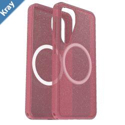 OtterBox Symmetry Clear Magnets Samsung Galaxy S25 5G 6.2 Case Thimbleberry  Pink 7797598 DROP 3X Military Standard 7 Years Warranty