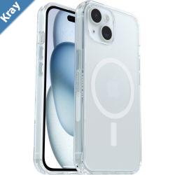 OtterBox Symmetry Clear MagSafe Apple iPhone 16e iPhone 15 iPhone 14 iPhone 13 6.1 Case Clear  7798189 Antimicrobial 7 Years Warranty