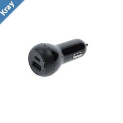 Otterbox 32W Dual Port Standard Fast Car Charger  Black 7798235 1 USBC 20W  1 USBA Smart  Compact design HassleFree 2 Years Warranty