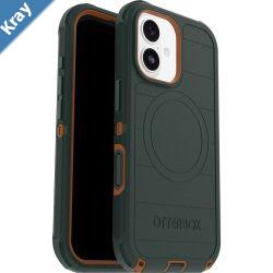 OtterBox Defender Pro MagSafe Apple iPhone 17 6.3 Case Green Intrigue  7798362 DROP 7X Military Standard TriLayer 7 Years Warranty