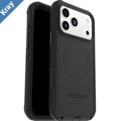 OtterBox Defender Pro MagSafe Apple iPhone 17 Pro 6.3 Case Black  7798380 DROP 7X Military Standard Raised Edges 7 Years Warranty