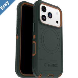 OtterBox Defender Pro MagSafe Apple iPhone 17 Pro 6.3 Case Green Intrigue  7798388 DROP 7X Military Standard TriLayer 7 Years Warranty