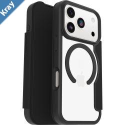 OtterBox React Folio MagSafe Apple iPhone 17 Pro Max 6.9 Case Black Crystal ClearBlack  7798589 DROP Military Standard 7 Years Warranty