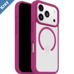 OtterBox React MagSafe Apple iPhone 17 Pro 6.3 Case Rose Crystal PinkClear  7798634 DROP Military Standard Raised Edges 7 Years Warranty