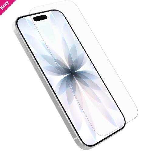 OtterBox Glass Apple iPhone 17 (6.3') Screen Protector Clear -No Retail Packaging- (77-98676), Drop Protection, Flawless Touch, 2 Years Warranty
