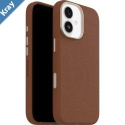 OtterBox Symmetry Cactus Leather MagSafe Apple iPhone 17 6.3 Case Desert Saddle Brown  7799017 DROP 3X Military Standard 7 Years Warranty