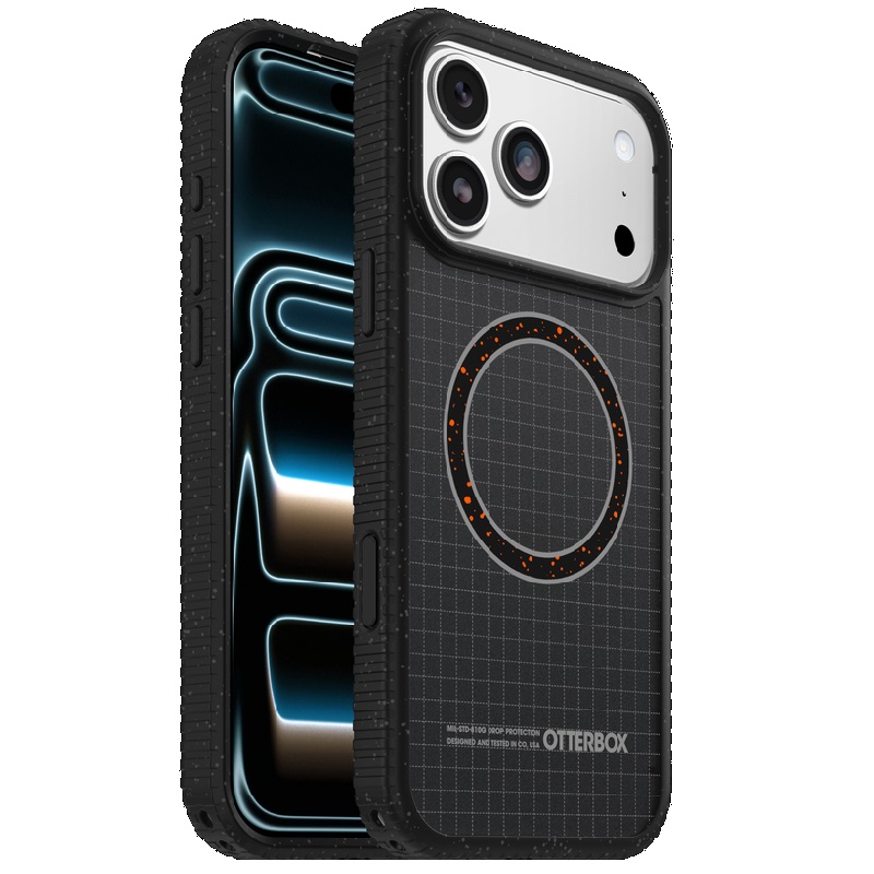 OtterBox Sole Apple iPhone 17 Pro Max 6.9 Night Raid Case Black  7799408 DROP 5X Military Standard Camera Control 7 Years Warranty