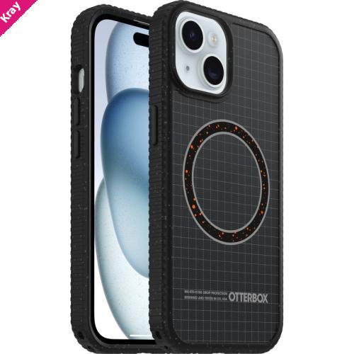 OtterBox Sole MagSafe Apple iPhone 17e /  iPhone 16e / iPhone 15 / iPhone 14 / iPhone 13 (6.1') Night Raid Case Black-(77-99550), 7 Years Warranty