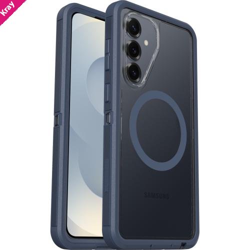 OtterBox Defender Pro XT Clear Samsung Galaxy S26+ 5G(6.7') Case Mountain Storm (Clear/Blue) - (77-99900), DROP+ 7X Military Standard,7 Years Warranty