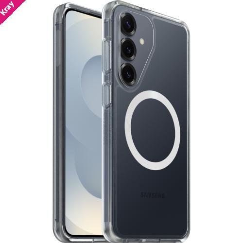 OtterBox React Magnets Samsung Galaxy S26+ 5G (6.7') Case Clear - (77-99942),DROP+ Military Standard,Raised Edges,7 Years Warranty