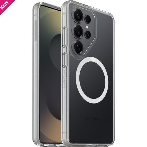 OtterBox React Magnets Samsung Galaxy S26 Ultra 5G (6.9') Case Clear - (77-99943),DROP+ Military Standard,Raised Edges,7 Years Warranty