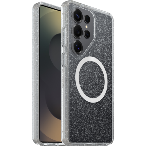 OtterBox React Magnets Samsung Galaxy S26 Ultra 5G (6.9') Case Stardust (Clear) - (77-99949),DROP+ Military Standard,Raised Edges,7 Years Warranty