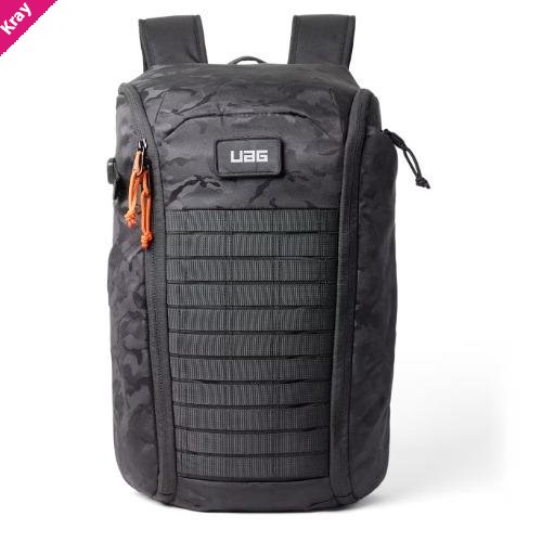 UAG Civilian Backpack 20L - Midnight Camo (984174114061),  Lightweight, Travel Friendly, Scratch-Resistant, 1 Year  Warranty