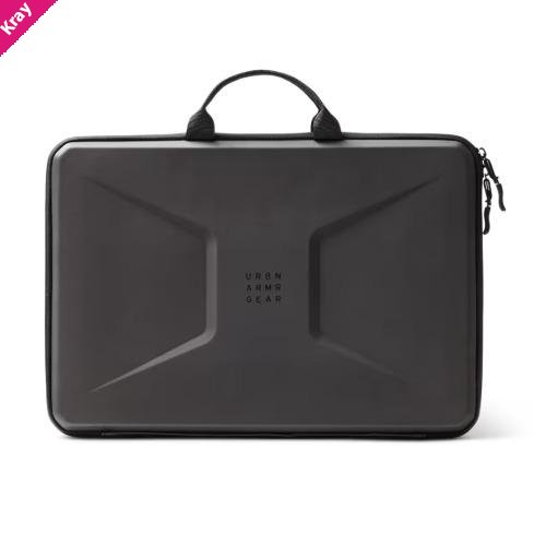 UAG Civilian Large Shock Sleeve With Handle - Fits 16' Computers Black (984179114040), Lightweight, Travel Friendly,Scratch-Resistant,1 Year  Warranty