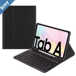 Generic Samsung Galaxy Tab A8 10.5 Bluetooth Keyboard Leather Cover Case  Black C105464 10M Bluetooth Connection Pencil Holder 120Hz TouchPad