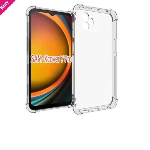USP Samsung Galaxy Xcover7 Pro (6.6') Jelly Clear Case - Shockproof, DropProof, Tough Gel, Flexibilty, Extra Grip, 5 Years Warranty
