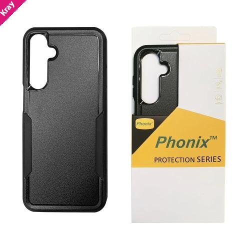 Phonix Rugged Samsung Galaxy A17 5G / Galaxy A26 5G (6.7') Armor Light Case Black - No-Slip, Sleek, Drop-Protection, Strong & Durable,3 Years Warranty
