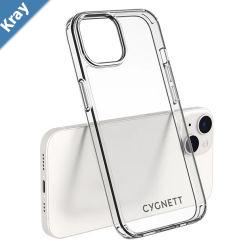 Cygnett AeroShield Apple iPhone 16e iPhone 14 iPhone 13 Clear Protective Case  CY4169CPAEG Slim TPU Frame HardShell Back 2 Years Warranty