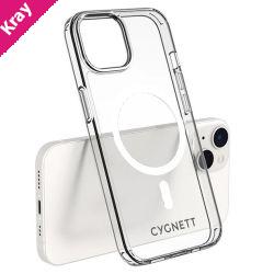 Cygnett AeroMag Apple iPhone 16e/ iPhone 14 / iPhone 13 Clear Protective Case - (CY4173CPAEG),Slim,Hard-Shell Back,MagSafe Compatible,2 Years Warranty