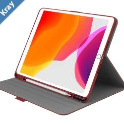 Cygnett TekView Apple iPad 10.2 9th8th7th Gen CaseRedCY3065TEKVIApple Pencil Holder360 ProtectionMultiple Viewing Stand2 Years Warranty